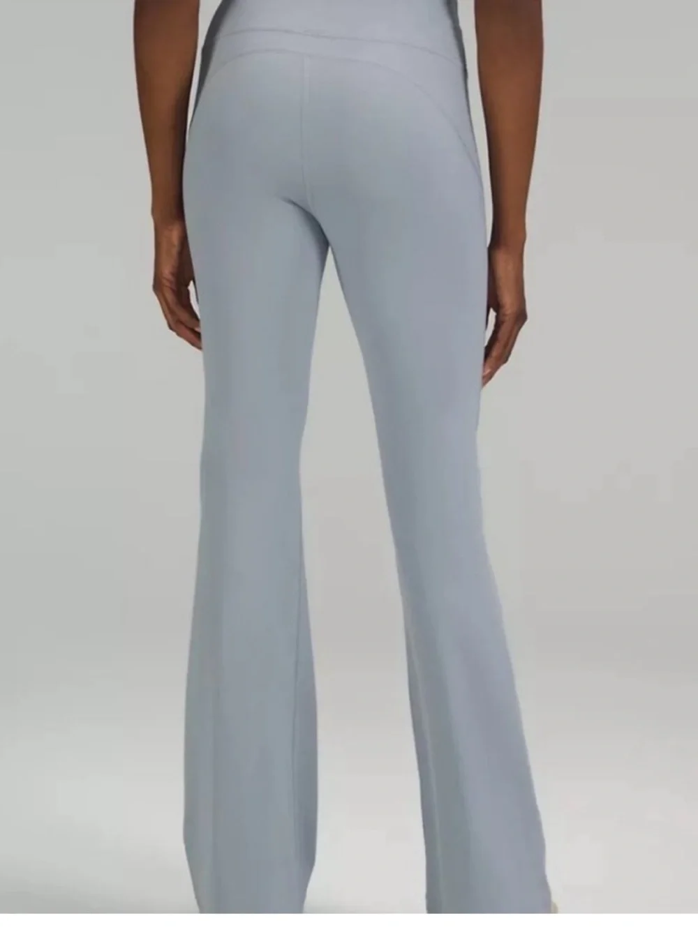 Lululemon Groove Super-High-Rise Flared Pant Nulu Chambray 0